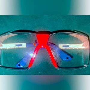 Vintage safety glasses fashion statement